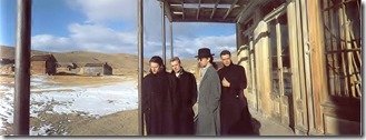 The band U2 in front of the Bodie Store - Bodie.com